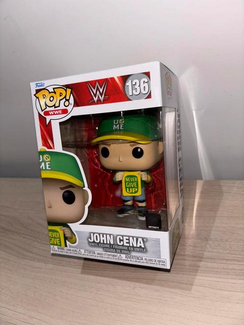 Pop! WWE: John Cena Never Give Up #136, Collections, Jouets miniatures, Enlèvement ou Envoi