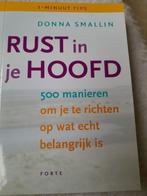 Rust in je hoofd Donna Smallin, Ophalen of Verzenden
