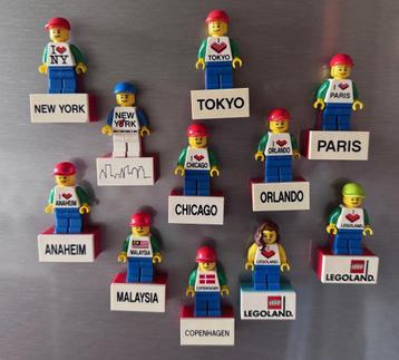 lot van 11 exclusieve Lego minifiguur magneten beschikbaar voor biedingen