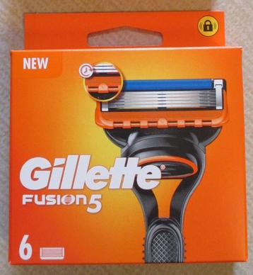 2 x 6 gillette fusion5 mesjes, Enlèvement ou Envoi, Neuf, Tout le visage, Soins