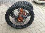 Ktm wielen set + xtrig oranje kroonplaten, Motoren, 250 cc, Particulier, Crossmotor, 1 cilinder
