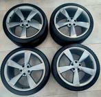 JANTES AUDI ROTOR D'ORIGINE DE 20 POUCES AVEC DE BONS PNEUS, Pneus et Jantes, Pneus hiver, Enlèvement, 20 pouces