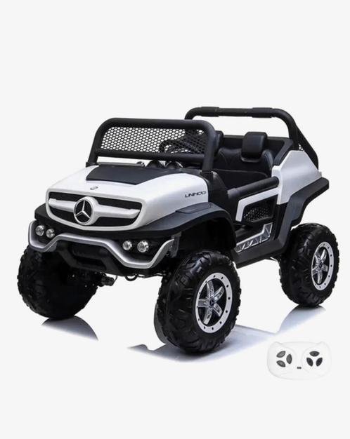 Mercedes Unimog Elektrische Kinderauto Wit 12v 4x4 NIEUW!!, Kinderen en Baby's, Speelgoed | Buiten | Accuvoertuigen, Nieuw, Ophalen of Verzenden