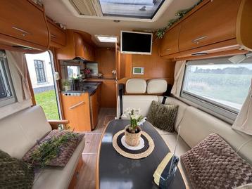 Leuke Luxe Mobilhome Frankia 640 Fiat Ducato 2.3JTD 95000km beschikbaar voor biedingen