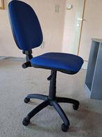 BUREAUSTOEL, Ophalen, Zo goed als nieuw, Blauw, Bureaustoel
