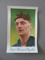 1950,s Chromo de Beukelaer Voetbal Fred Chavez d'Agular Gent, Zo goed als nieuw, Poster, Plaatje of Sticker, Verzenden