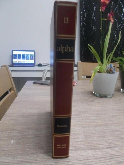 * Alpha encyclopédie Tome 13 RAD - SCI édition Erasme (1970), Livres, Encyclopédies, Utilisé, Tome à part, Autres sujets/thèmes