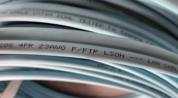 RJ45 COIL afgeschermde kabel FFTP CAT. 6a ethernet 10 tot 40 beschikbaar voor biedingen