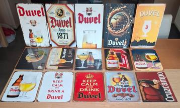 Metalen tin borden dranken, Verzamelen, Ophalen of Verzenden, Zo goed als nieuw