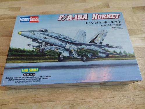 HobbyBoss F/A-18-A Hornet 1:48, Hobby & Loisirs créatifs, Modélisme | Avions & Hélicoptères, Neuf, Avion, Plus grand que 1:72