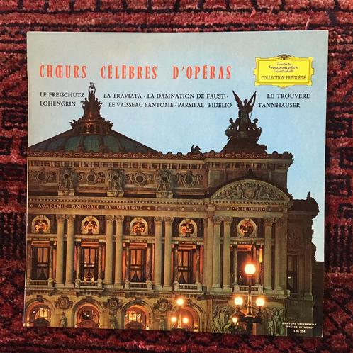 Vinyl LP Choeurs Célèbres D’ Opéra 1958, Cd's en Dvd's, Vinyl | Klassiek, Zo goed als nieuw, Ophalen of Verzenden