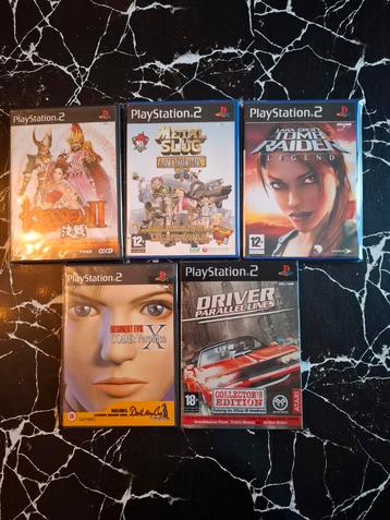 Lot 5 ZELDZAME PlayStation 2-games!  beschikbaar voor biedingen