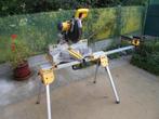 afkortzaag Dewalt DW717 XPS met onderstel en steun, Ophalen, Gebruikt, 600 tot 1200 watt, Dewalt