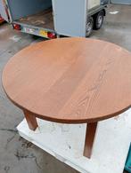 eiken ronde tafel, Ophalen, Gebruikt