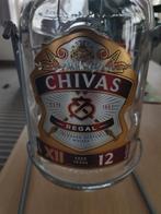 Lege whisky fles van Chivas Regal 4.5 liter met houder, Collections, Verres & Petits Verres, Enlèvement, Comme neuf