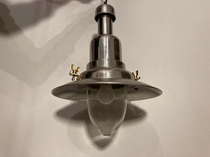 Ikea hanglamp Ottava, Huis en Inrichting, Lampen | Hanglampen, Gebruikt, 50 tot 75 cm, Glas, Metaal, Ophalen of Verzenden