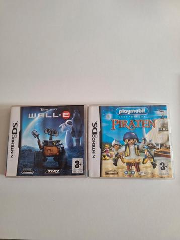 2 Nintendo DS-spellen! Playmobil + muur E!