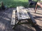 Tuintafel, Tuin en Terras, Tuintafels, Ophalen, Gebruikt, Rechthoekig, Hout