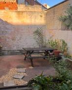 Picknick bank, Tuin en Terras, Ophalen, Gebruikt, Rechthoekig, Hout