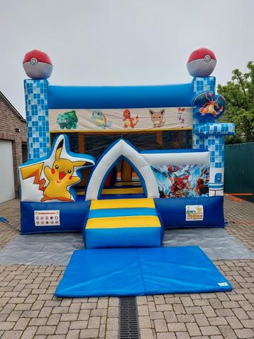 Pika springkasteel van pokemon te huur beschikbaar voor biedingen