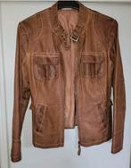 Superbe veste en cuir brun neuve Taille Medium Prix 75€, Comme neuf, Brun, Enlèvement