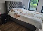 boxspring beter bed + 2 nachtkastjes (zonder matras), Ophalen, Tweepersoons, Zo goed als nieuw, 200 cm