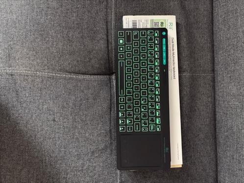 clavier AZERTY avec souris trackpad bluetooth wifi rgb led, Computers en Software, Toetsenborden, Nieuw, Azerty, Draadloos, Ergonomisch