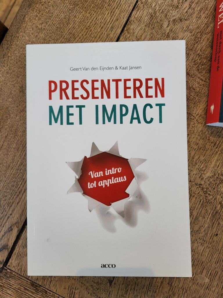 Presenteren met impact van uitgeverij Acco, Ophalen of Verzenden, Nieuw, Hogeschool, Acco