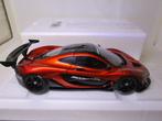 autoart 1:18 mclaren p1 gtr volcano orange, Comme neuf, Voiture, Enlèvement ou Envoi, Autoart