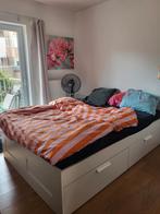 Wit ikea bed te koop, Huis en Inrichting, Slaapkamer | Complete slaapkamers, Ophalen, Gebruikt