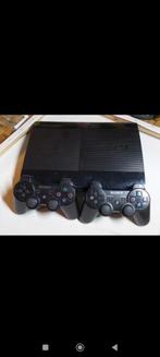 Playstation 3 Super Slim 500Gb-console met 2 controllers, Ophalen of Verzenden, Zo goed als nieuw, Met 2 controllers, Slim
