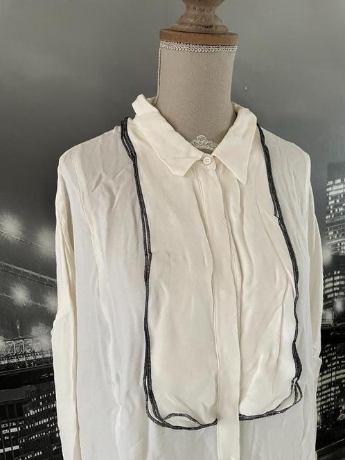 blouse - Gerard Darel - 42, Vêtements | Femmes, Blouses & Tuniques, Comme neuf, Taille 42/44 (L), Blanc, Enlèvement ou Envoi