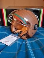 Nieuwe lederen jethelm XL, L, M, S, Fietsen en Brommers, Brommerhelmen, Ophalen of Verzenden, Nieuw, Vito