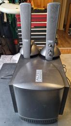 Altec Lansing ATP3 Multimedia Gaming Computer Subwoofer, Overige merken, Gebruikt, Ophalen of Verzenden, Complete surroundset