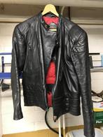 Vintage korte lederen motorvest MOTORAMA, Motoren, Ophalen, Heren, MOTORAMA, Jas | leer