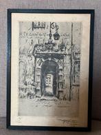 Prachtige Ets - L’Estrille du vieux Bruxelles, Enlèvement ou Envoi