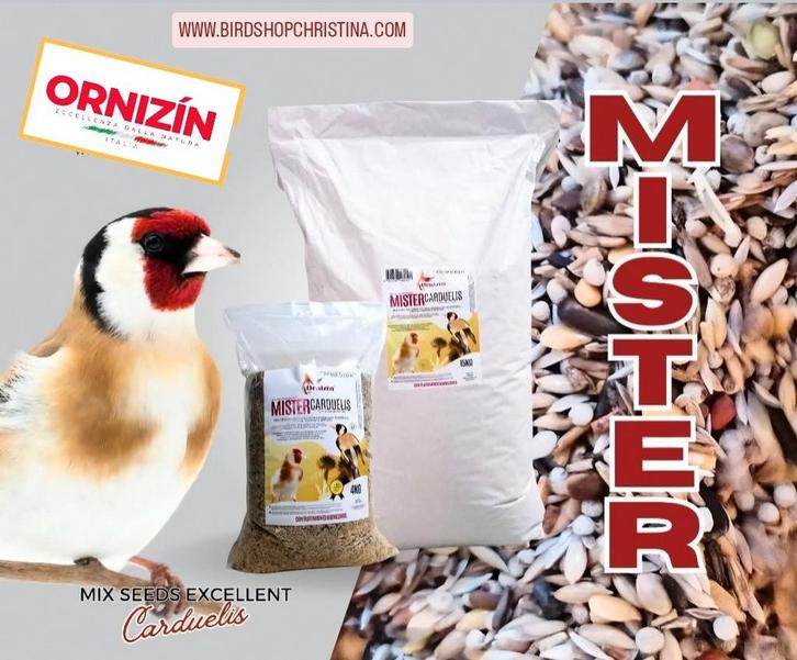 Excellent MISTER CARDUELIS 4kg ( ¹ ) Distelvinken - Ornizin, Dieren en Toebehoren, Vogels | Toebehoren, Nieuw, Ophalen