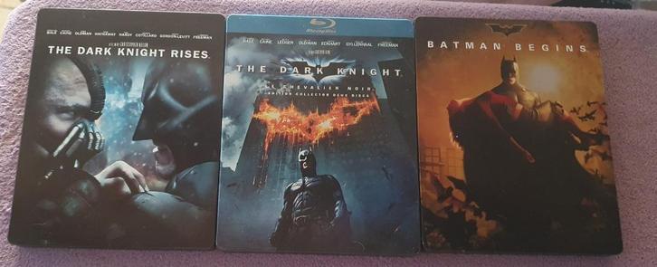 Blu-ray Batman Dark Knight set van drie, Cd's en Dvd's, Blu-ray, Gebruikt, Science Fiction en Fantasy, Ophalen of Verzenden