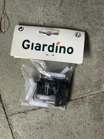 Giardino muurbevestiging paneel 4 stuks zwart beschikbaar voor biedingen