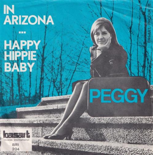 Peggy – In Arizona / Happy Hippie Baby - enkel Hoes!!!!!!!, Cd's en Dvd's, Vinyl Singles, Gebruikt, Single, Nederlandstalig, 7 inch