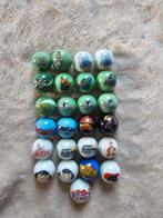 25 grote knikkers, Ophalen