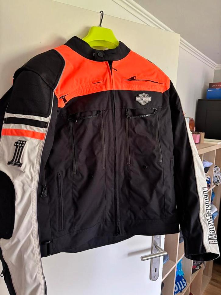 Harley davidson motorjas, Motoren, Kleding | Motorkleding, Dames, Heren, Nieuw zonder kaartje, Ophalen