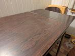 Vintage uitschuifbare Formica eettafel jaren '70, Huis en Inrichting, Tafels | Eettafels, Ophalen, Vintage, retro, Gebruikt, 100 tot 150 cm