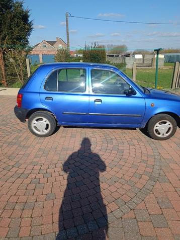 Nissan micra 1996, Auto's, Stof, Zwart, Blauw, Micra