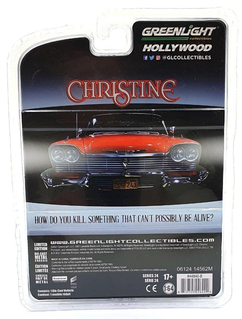"Christine" - 1958 Plymouth Fury -1:64 - Limited Edition, Neuf, Enlèvement ou Envoi, Voiture, 5901 Lakeside Boulevard,Indianapolis, IN 46278, United States