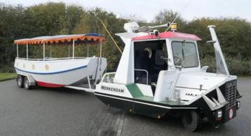 Unieke Amfibieboot met Bootaanhanger – Een Echte Blikvanger! beschikbaar voor biedingen