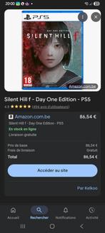 jeux ps4 silent hill f day one édition., Games en Spelcomputers, Spelcomputers | Sony PlayStation 5, Ophalen of Verzenden, Nieuw