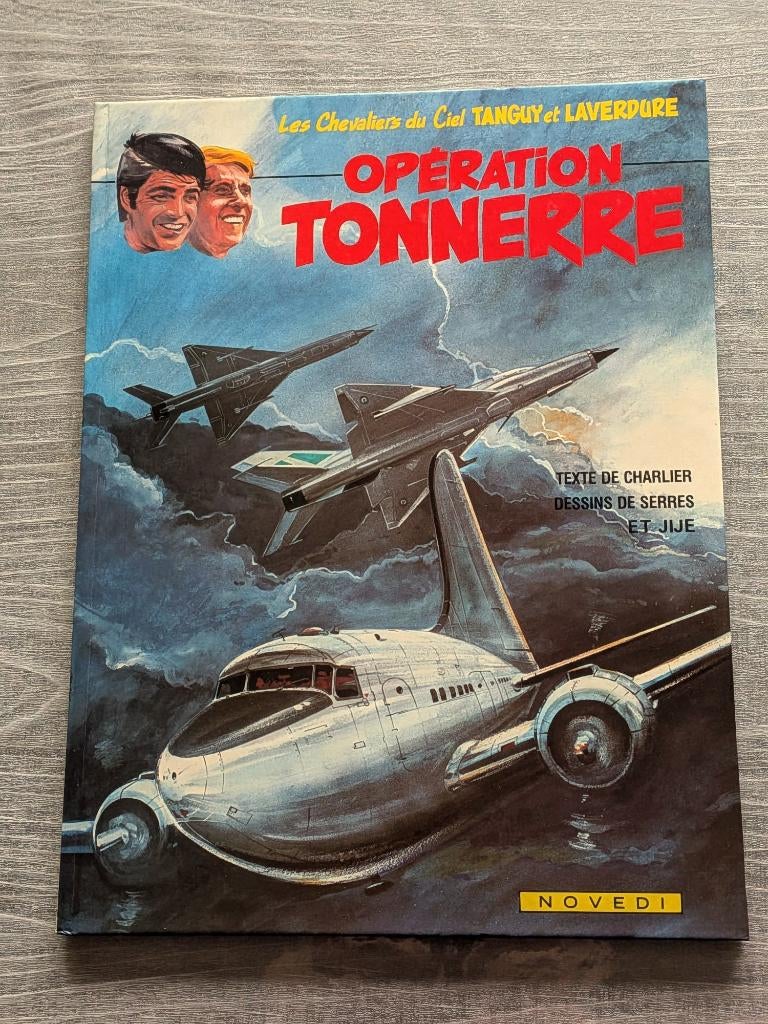 BD Tanguy et Laverdure "Opération Tonnerre" VO 1981, Livres, Enlèvement ou Envoi, Une BD, Comme neuf, Serres Jijé Charlier