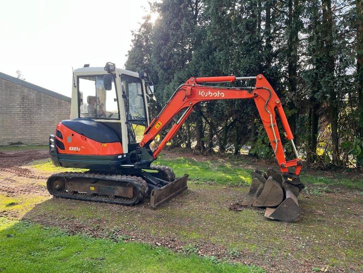 Kubota KX61-3 2008 Graafmachine 2500kg (2000 uur!!), Zakelijke goederen, Machines en Bouw | Overig, Ophalen