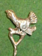 EPINGLE DE CRAVATE EN ARGENT "OISEAU"POINCON 800, Enlèvement ou Envoi, Argent, Broche
